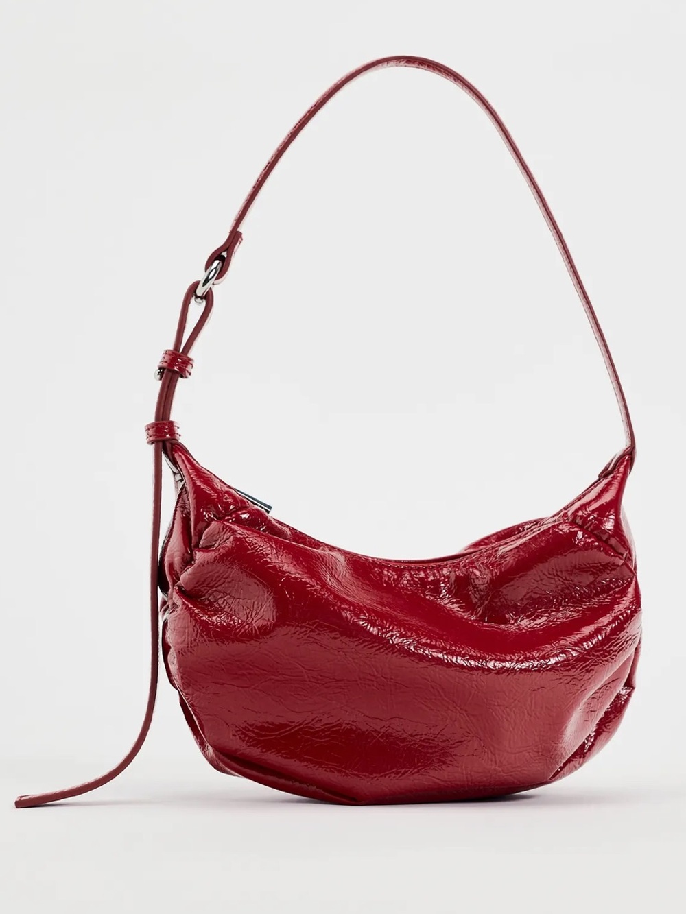 Zara RUCHED SHOULDER BAG